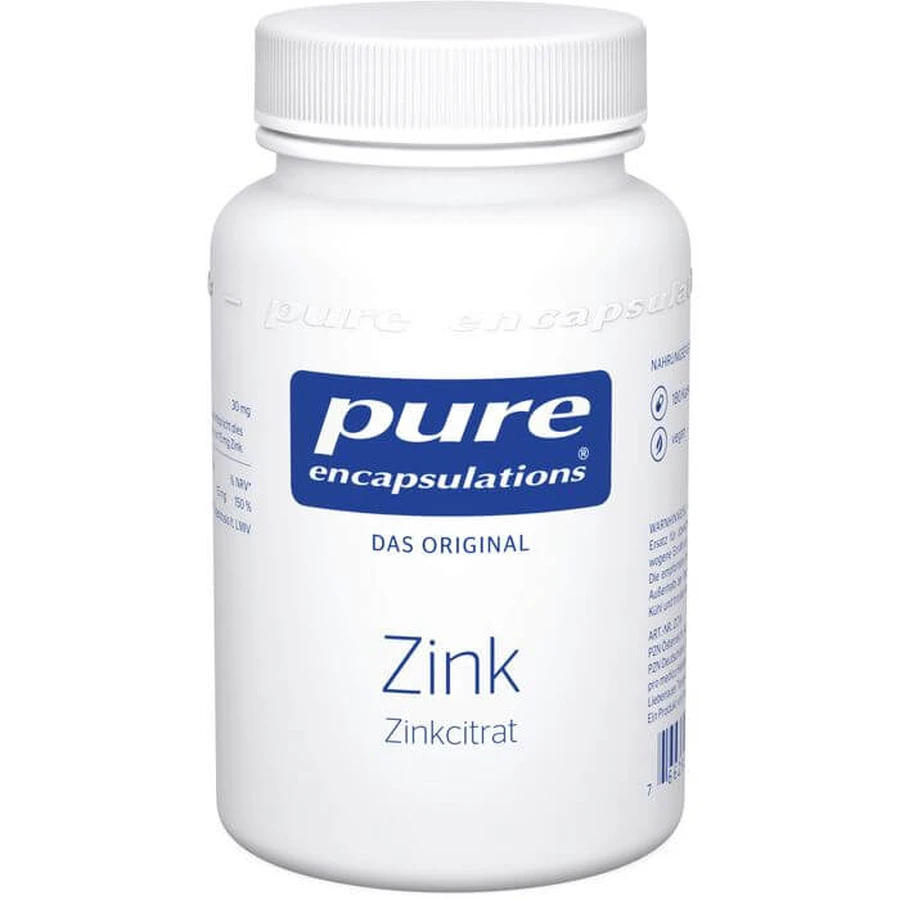 PURE ENCAPSULATIONS Zinc Zinc Citrate Capsules 180 Capsules