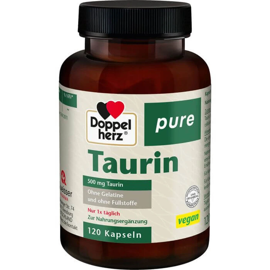 DOPPELHERZ Taurine pure gélules 120 gélules