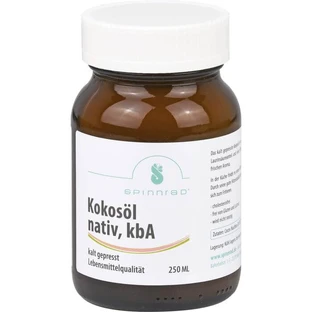 ACEITE DE COCO prensado en frío kba grado alimenticio 250 ml