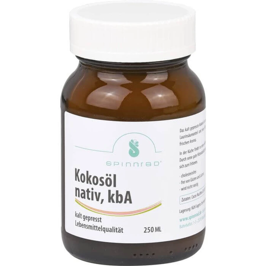 ACEITE DE COCO prensado en frío kba grado alimenticio 250 ml