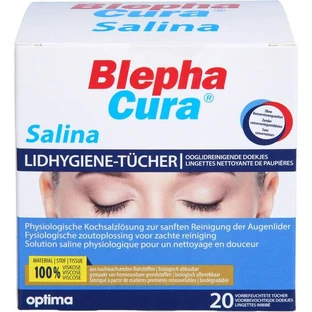 BLEPHACURA Salina Lingettes d'hygiène pour les paupières 20 pcs.