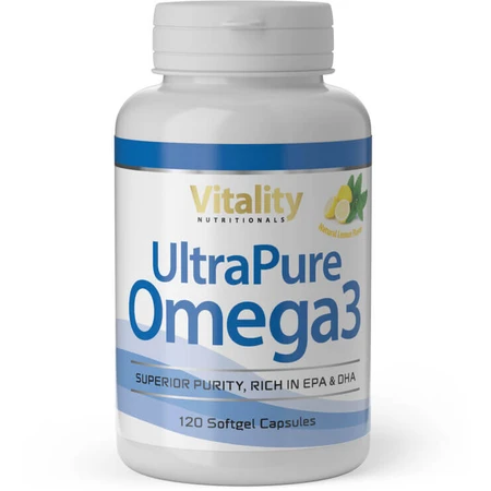 ULTRAPURE Omega-3 1000 mg cu 400 mg EPA+300 mg DHA 120 buc.
