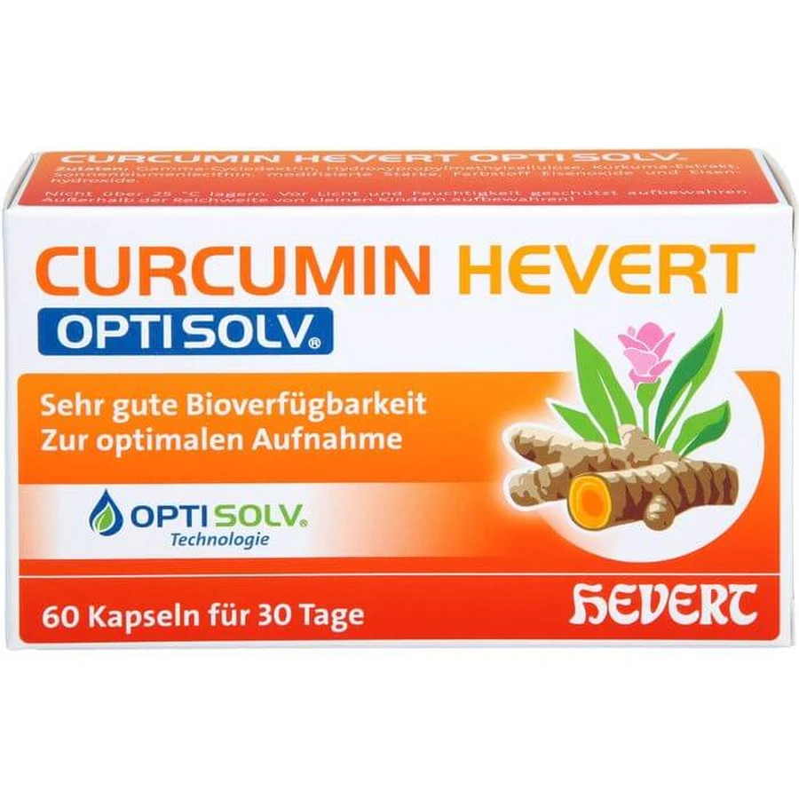 CURCUMIN HEVERT OptiSolv Capsules 60 Capsules