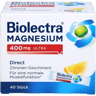 BIOLECTRA Magnesium 400 mg ultra Direct Citroen 40 St.