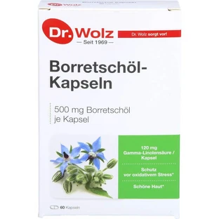 BORRETSCHÖL CAPSULES Dr.Wolz 60 St.