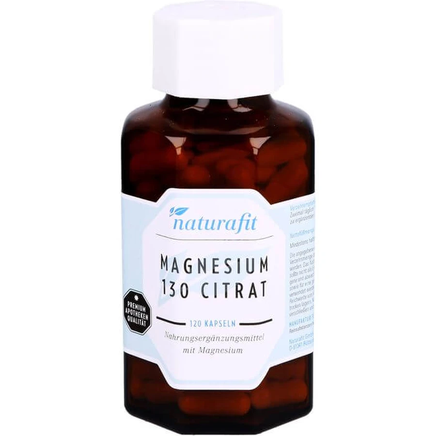 NATURAFIT Magnesium 130 Citr Capsules 120 Capsules