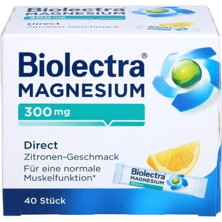 BIOLECTRA Magnesium 300 mg Direct Lemon Sticks 40 St.