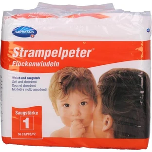 STRAMPELPETER fluff luiers absorptievermogen 1 56 st.