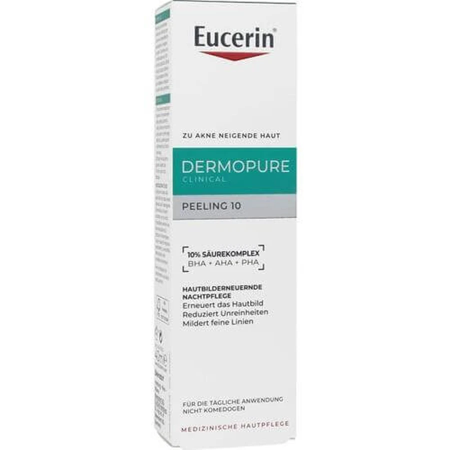 EUCERIN DermoPure Clinical Peeling 10 Night Cream 40 ml
