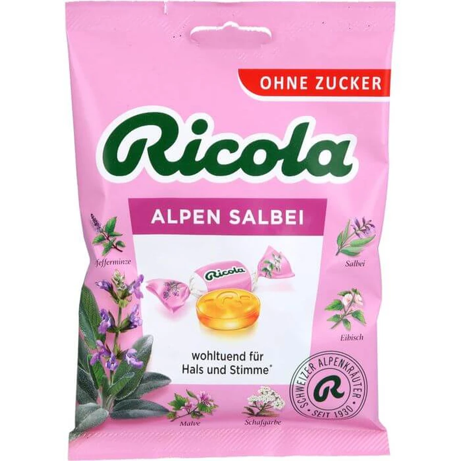 RICOLA o.Z.Beutel Bonbons à la sauge des Alpes 75 g