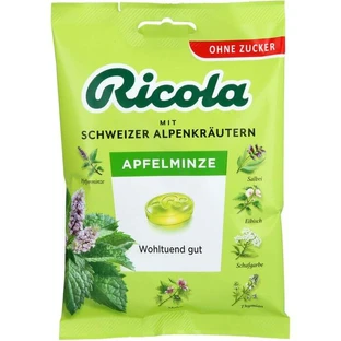 RICOLA o.Z.Beutel bonbons pomme menthe 75 g