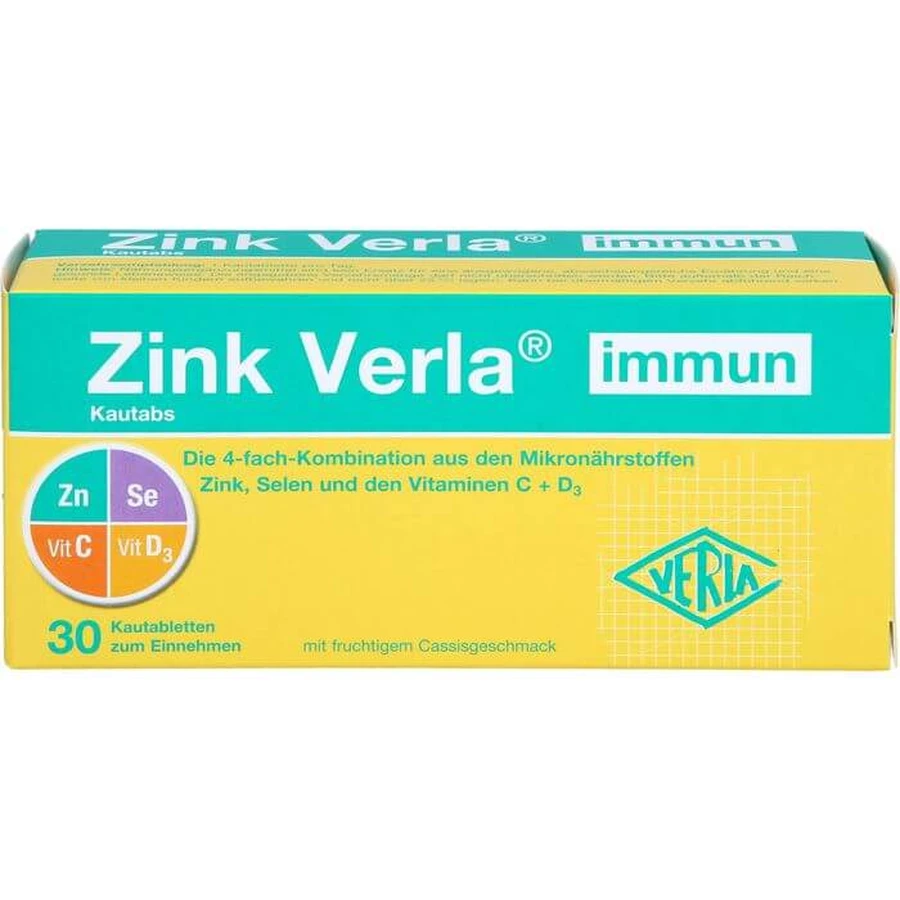 ZINK VERLA immune chewable tabs 30 pcs.
