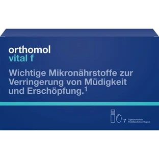 ORTHOMOL Vital F biberón/tapón. combipack. 7 unid.