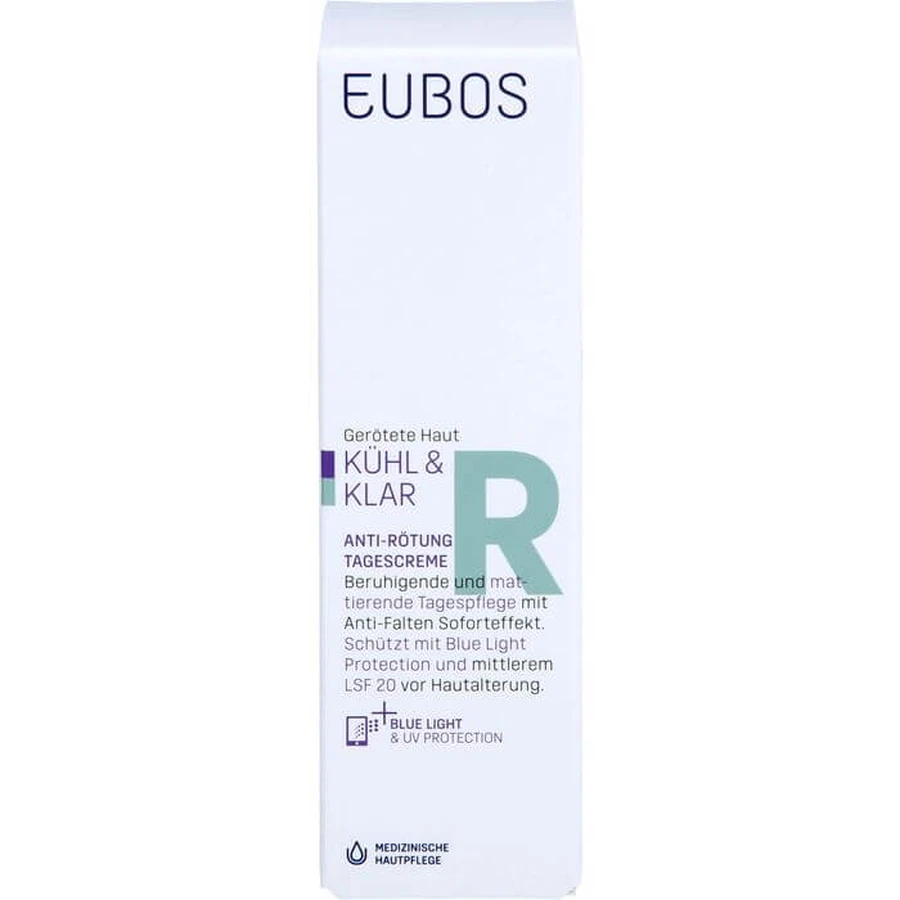 EUBOS COOL & CLEAR Crème de jour anti-rougeurs SPF 20 40 ml