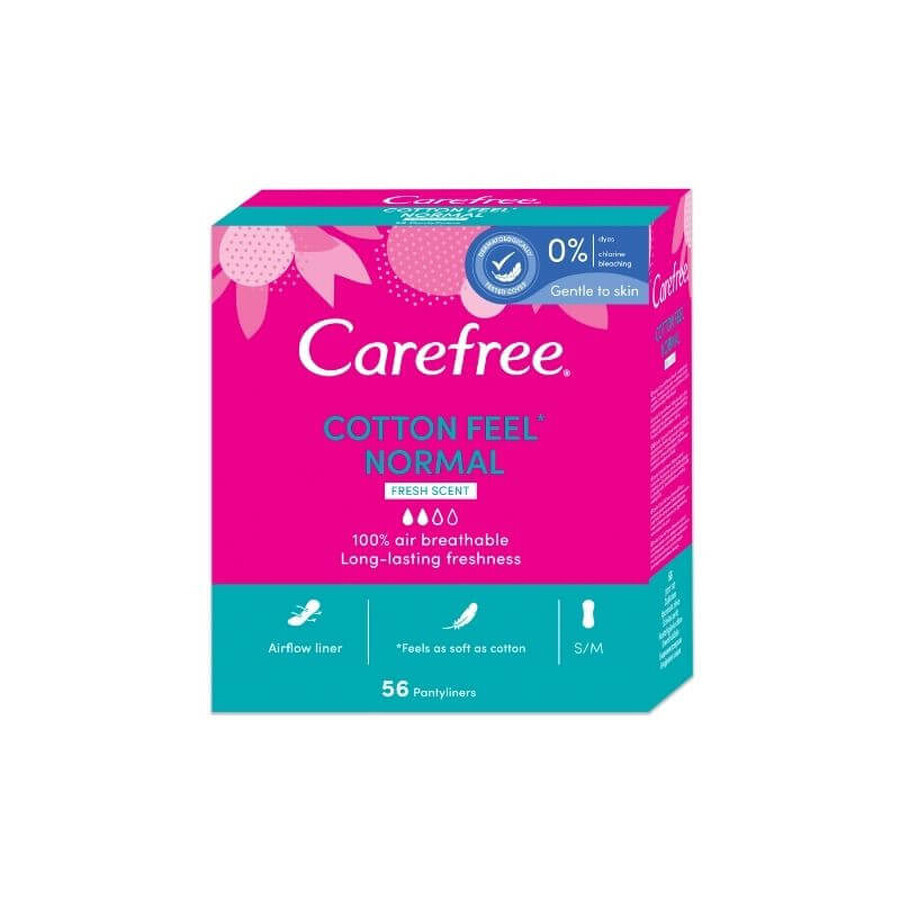 Buy Carefree daily absorbent cotton fresh x 56 pcs. Carefree daily absorbent cotton fresh x 56 pcs.