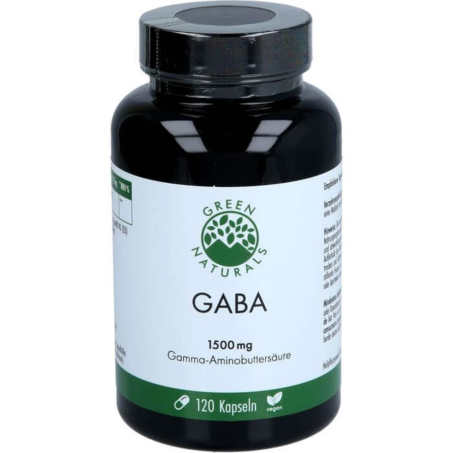 GREEN NATURALS GABA 1500 mg gélules vegan 120 pcs.