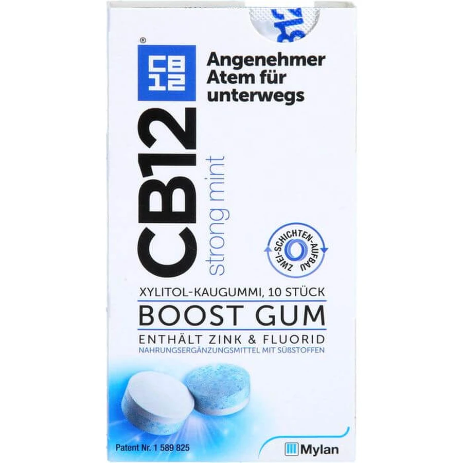 CB12 boost strong mint Kaugummi 10 St.