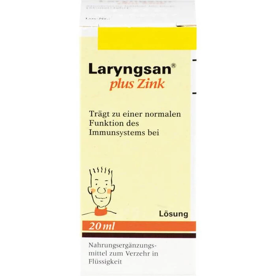 LARYNGSAN Plus Zinc Solución 20 ml