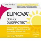 EUNOVA DuoProtect D3+K2 1000 I.E./80 µg Kapseln 30 St.
