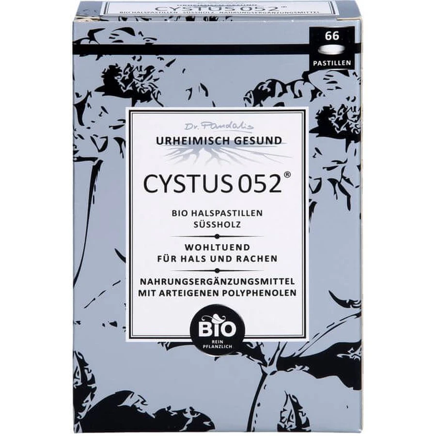 CYSTUS 052 Organic Keelpastilles Zoethout 32 g