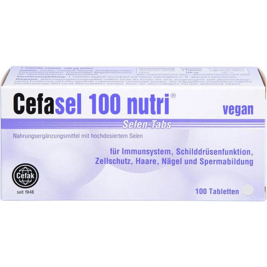 CEFASEL 100 nutri Selen-Tabs 100 St.