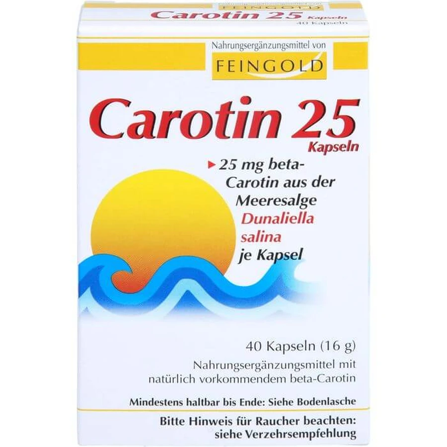 CAROTINE 25 Capsules Or Fin 40 Capsules