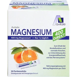 MAGNESIUM 400 direct orange portion sticks 105 g