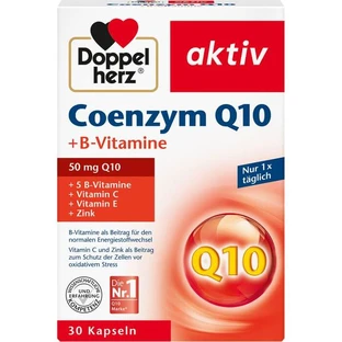 DOPPELHERZ Coenzyme Q10+B Vitamins Capsules 30 Capsules