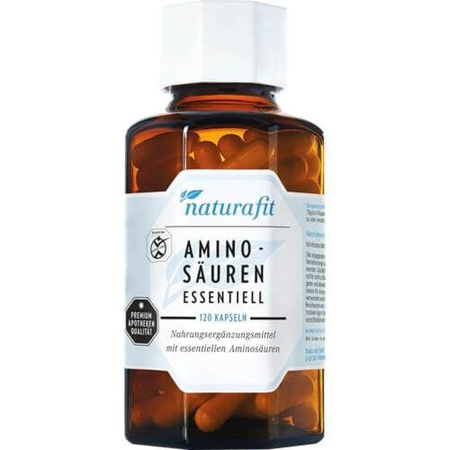 NATURAFIT Aminoácidos Esenciales Cápsulas 120 Cápsulas