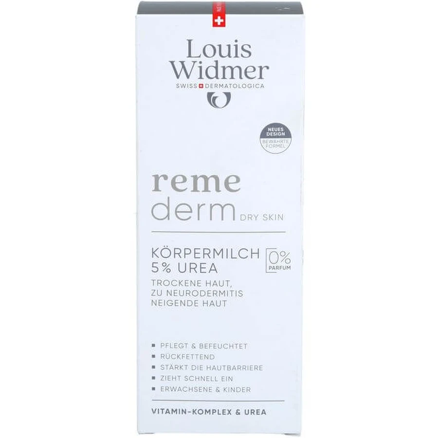 WIDMER Remederm piele uscată Lapte de corp 5% uree o.P. 200 ml