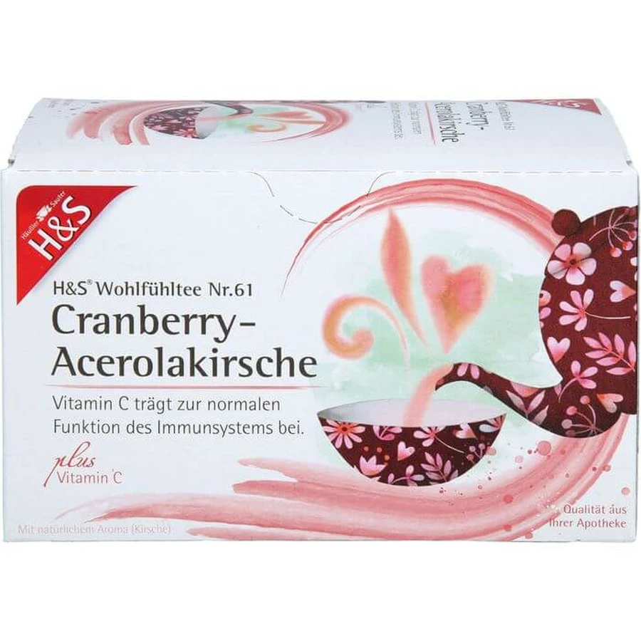 H&S Cranberry-Acerola Cherry with Vitamin C 56 g