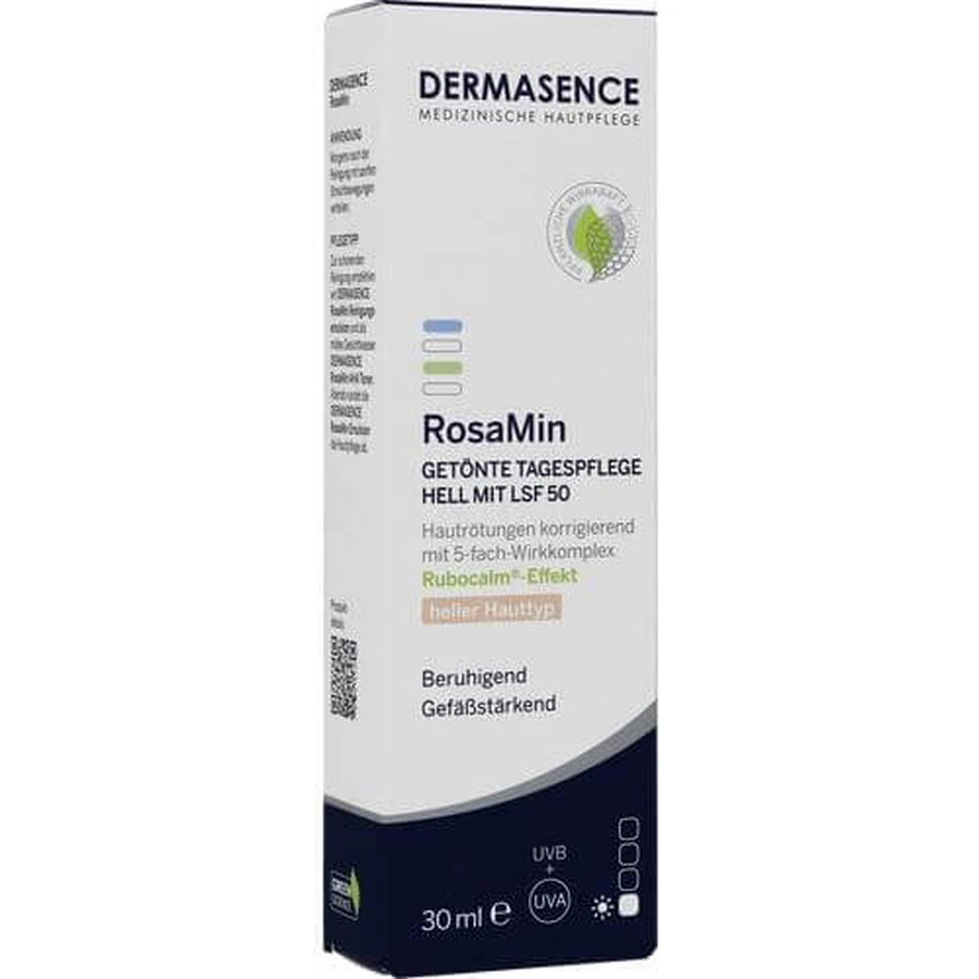 DERMASENCE RosaMin soin de jour teinté léger SPF 50 30 ml