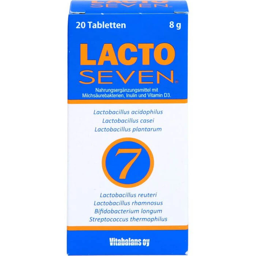 LACTO SEVEN Tabletten 20 stuks.