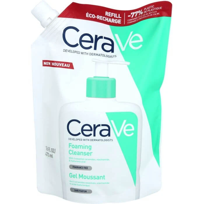 CERAVE foaming cleansing gel refill p. 473 ml