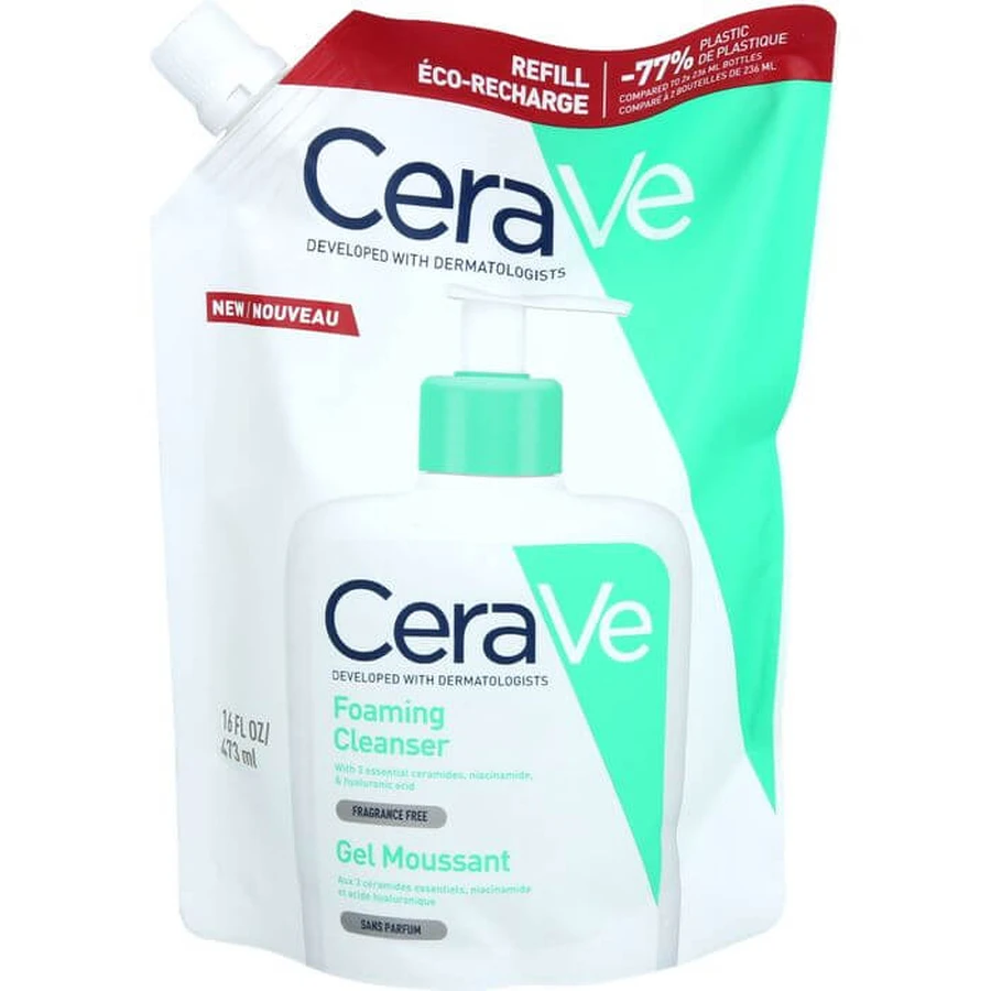 CERAVE schuimende reinigingsgel navulling p. 473 ml
