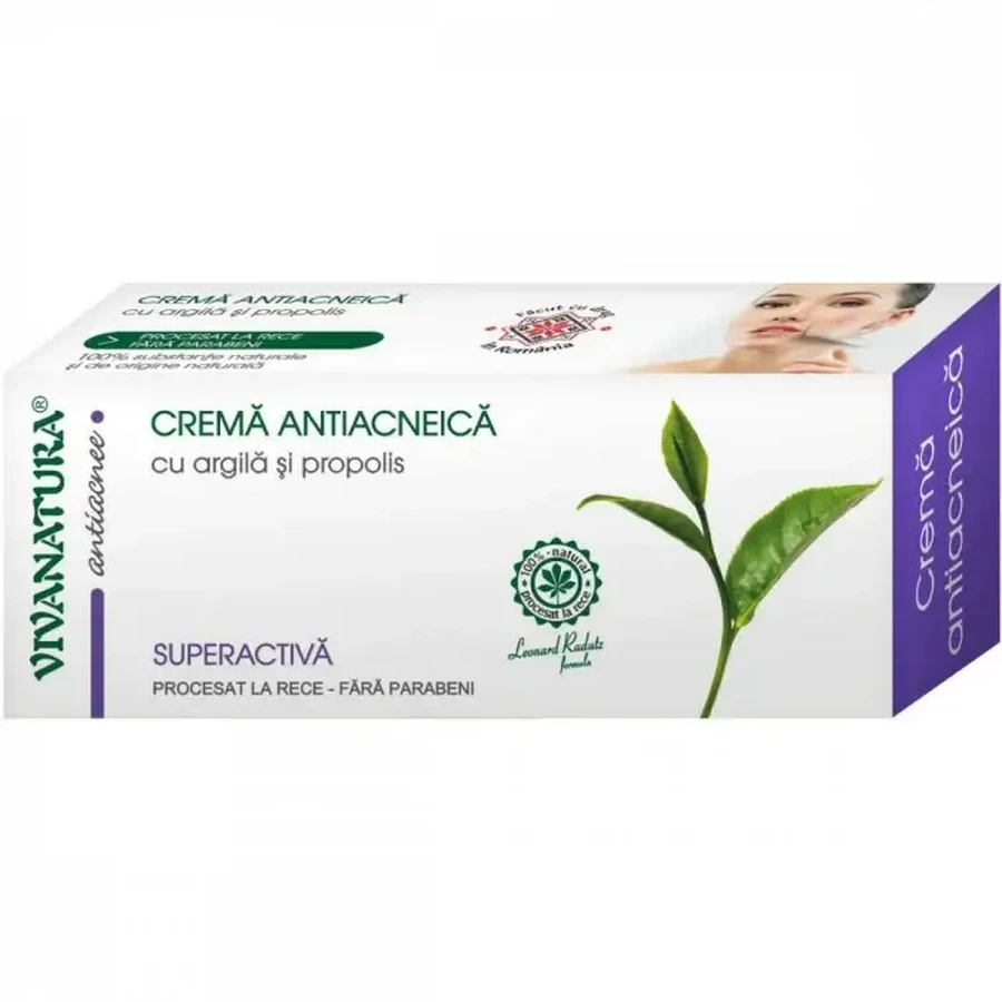 Crema antiacné, 20 ml, Vivanatura