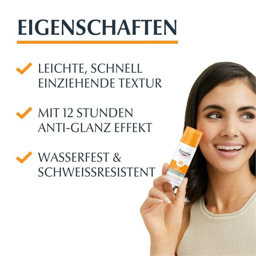 EUCERIN Sun Gel-Cream Oil Contr.Anti-Gl.Eff.SPF 30 50 ml