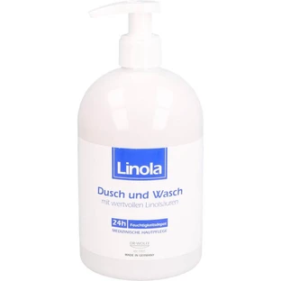 LINOLA ducha y lavado con dosificador 500 ml