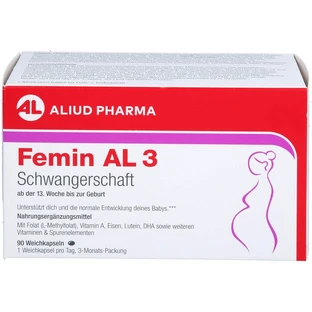 FEMIN AL 3 Pregnancy Softgels 90 Capsules