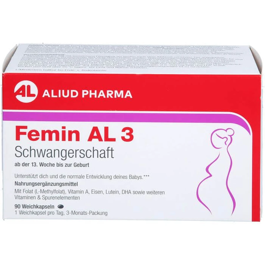 FEMIN AL 3 Pregnancy Softgels 90 Capsules