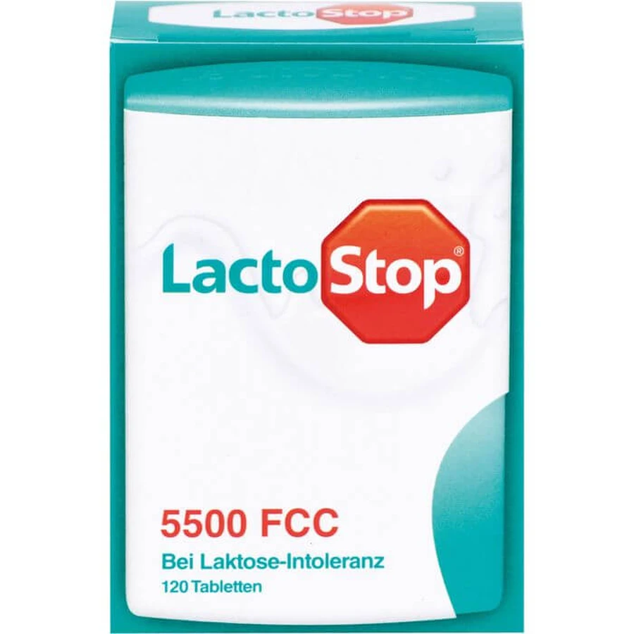 LACTOSTOP 5.500 pastillas FCC dispensador click 120 uds.