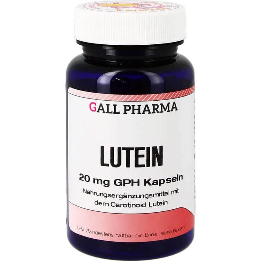 LUTEIN 20 mg GPH Capsules 90 Capsules