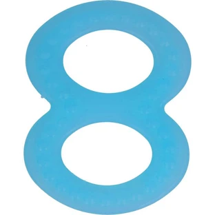 BEISSRING met handvat blauw 1 st.