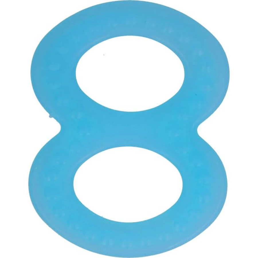 BEISSRING met handvat blauw 1 st.
