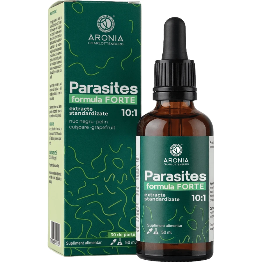 Fórmula antiparasitaria FORTE - fórmula avanzada con propiedades antiparasitarias, antibacterianas, antifúngicas y antisépticas