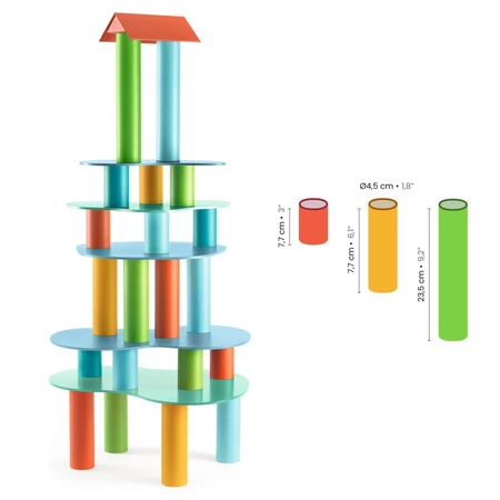 Juego de construcción Tubulo, Djeco