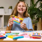 Jeu de cartes et d'autocollants - Dinosaures, petits Tadas !