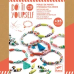 Atelier de bricolage pour fabriquer des bracelets avec des perles en papier, Pop colors