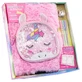 Girabrilla - Einhorn Magic Riesentagebuch mit flauschigem Einband und abnehmbarem Etui