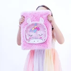 Girabrilla - Unicorn Magic reuzenagenda met pluizige omslag en afneembaar etui